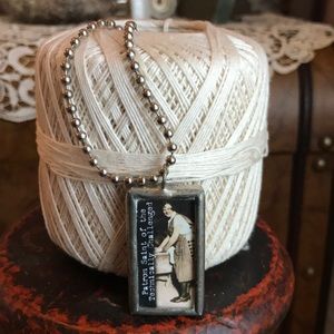 Vintage type ball and chain necklace